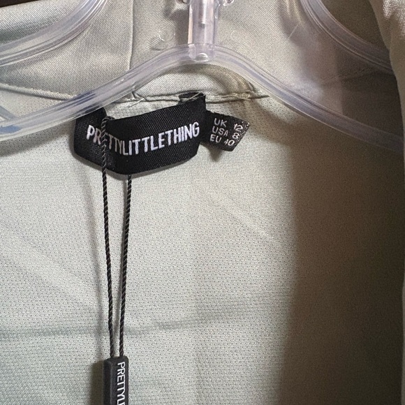 Women's Seafoam Jacket with Sheer Sleeves - Picture 4 of 5